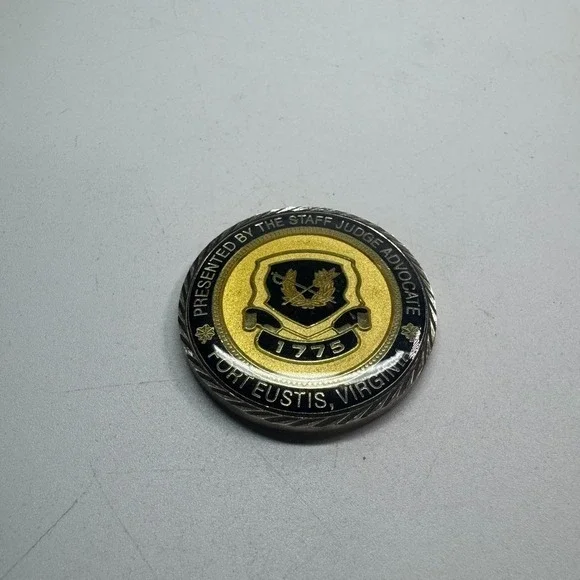 Spearhead‎ Of Logistics Presented By the Staff Judge Advocate Challenge Coin