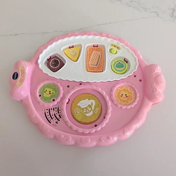 Vtech Learn & Discover Pretty Party Playset Tray Sounds Lights Tested Working