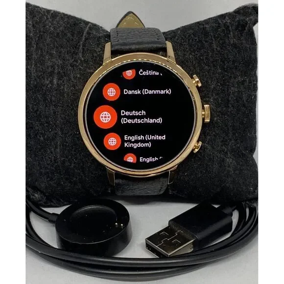 Fossil Gen 4 Authentic Digital Dial Smart Watch Custom Band FTW6018 LT279