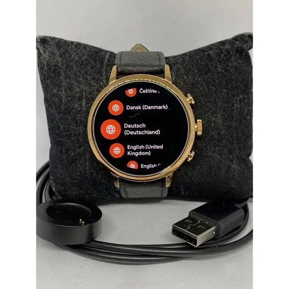 Fossil Gen 4 Authentic Digital Dial Smart Watch Custom Band FTW6018 LT282