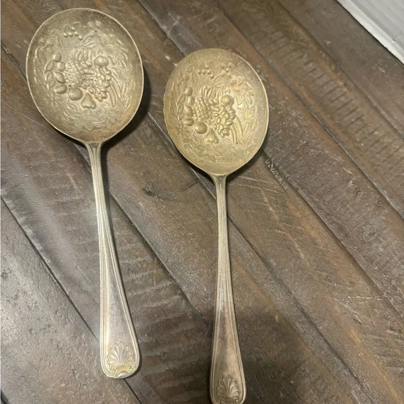 EPNS Sheffield England Serving Spoon Set