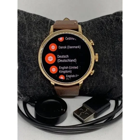 Fossil Gen 4 Authentic Digital Dial Smart Watch Custom Band FTW6018 LT283