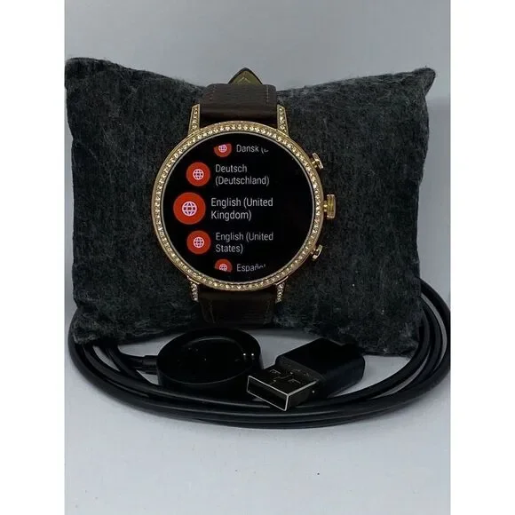 Fossil Gen 4 Authentic Digital Dial Smart Watch Custom Band FTW6011 CR142
