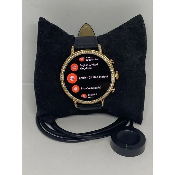 Fossil Gen 4 Authentic Digital Dial Smart Watch Custom Band FTW6011 AB416