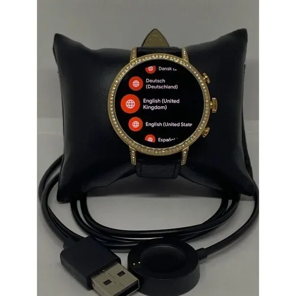 Fossil Gen 4 Authentic Digital Dial Smart Watch Custom Band FTW6011 QT504
