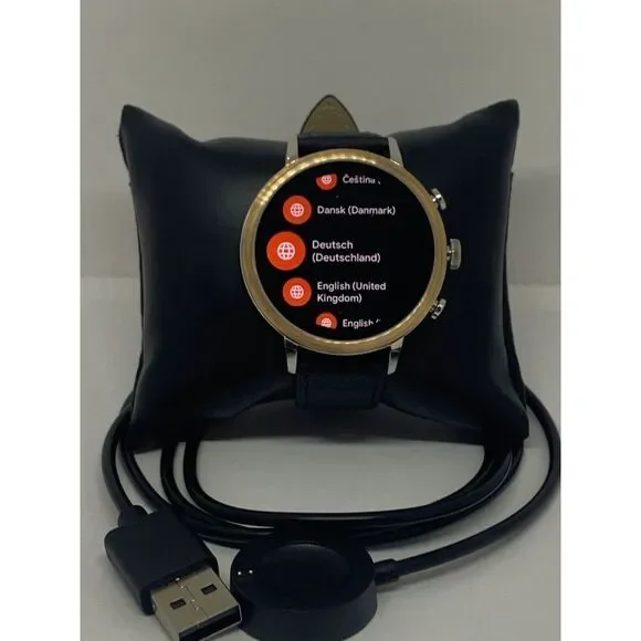 Fossil Gen 4 Authentic Digital Dial Smart Watch Custom Band FTW6016 QT489