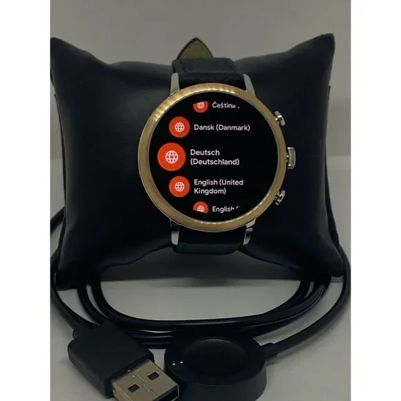Fossil Gen 4 Authentic Digital Dial Smart Watch Custom Band FTW6016 QT487