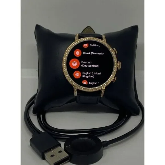 Fossil Gen 4 Authentic Digital Dial Smart Watch Custom Band FTW6011 QT507