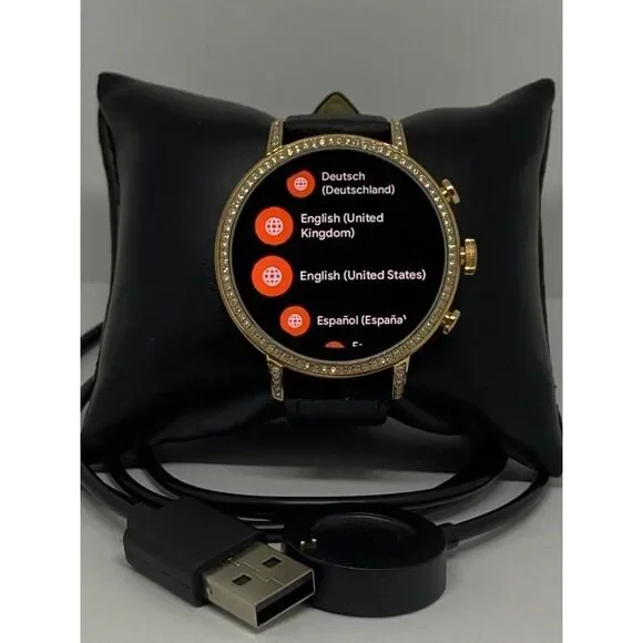 Fossil Gen 4 Authentic Digital Dial Smart Watch Custom Band FTW6011 QT517