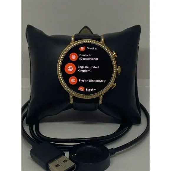 Fossil Gen 4 Authentic Digital Dial Smart Watch Custom Band FTW6015 QT500