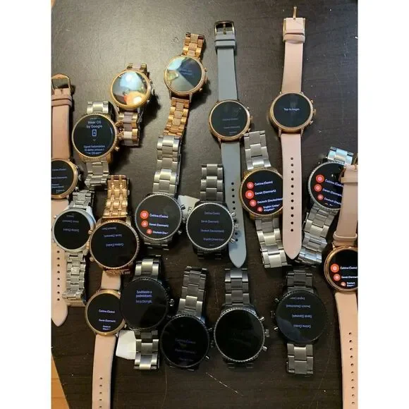 Fossil Gen 4 Watch Lot Of 6 womens Watches Please Read Description