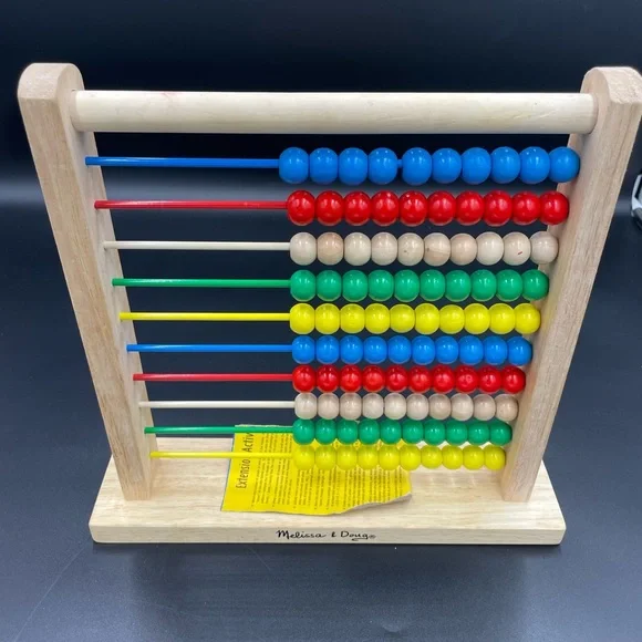 Melissa Doug Abacus Classic Wooden Counting Toy