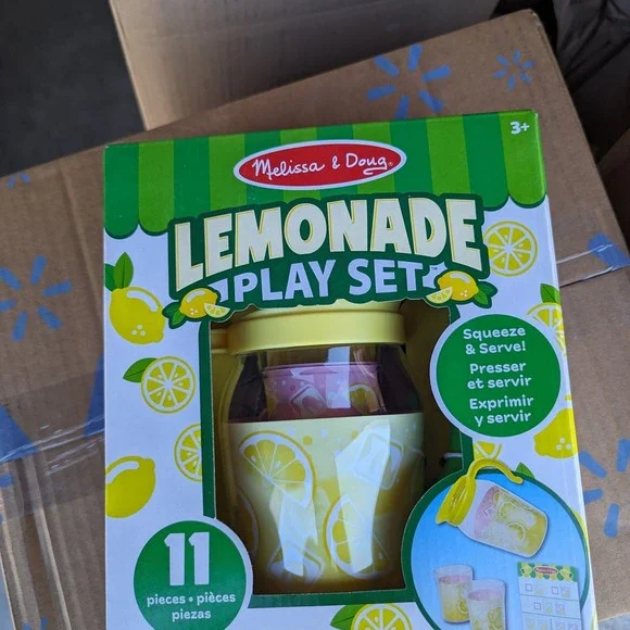 Melissa & Doug Lemonade Play Set 11 Pieces‎ Counting Toddler 3+ Play Summer