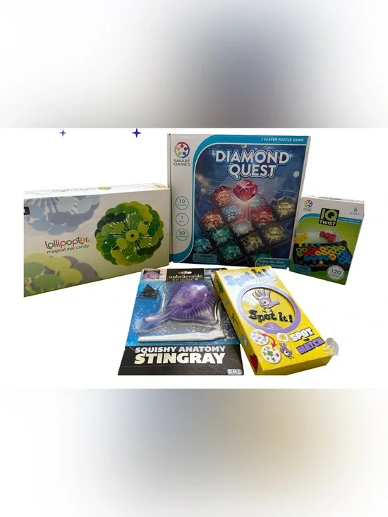 Kids STEM Game Bundle- Includes 5 NWT Games / Toys