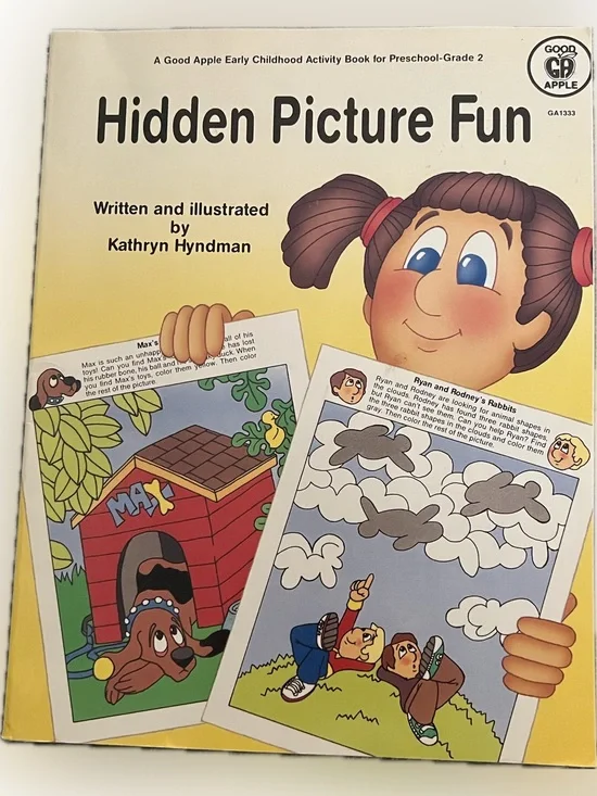 🔴New Hidden Picture Fun Kids Activity Book Early Childhood Preschool - Grade 2