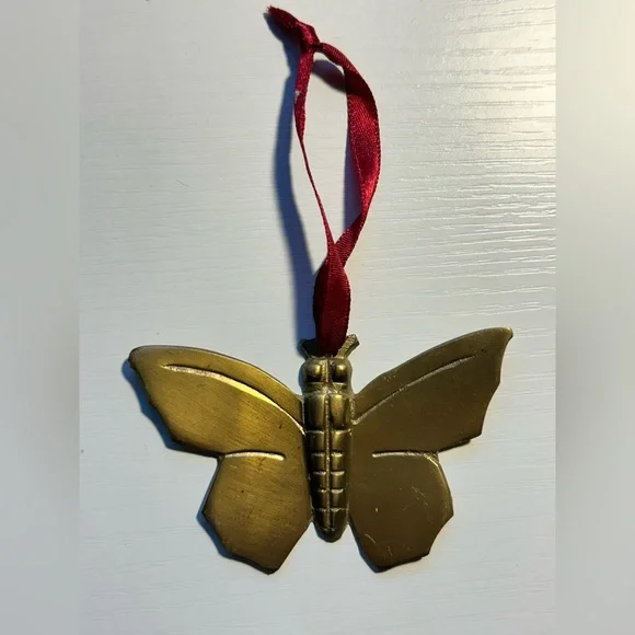 Brass Restoration‎ Hardware Moth Butterfly Insect Christmas Ornament India