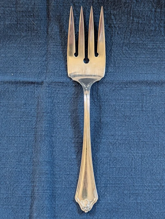 RARE VTG Queen's Plate McGlashan‎ Clarke MG3 Meat Serving Fork 7.75