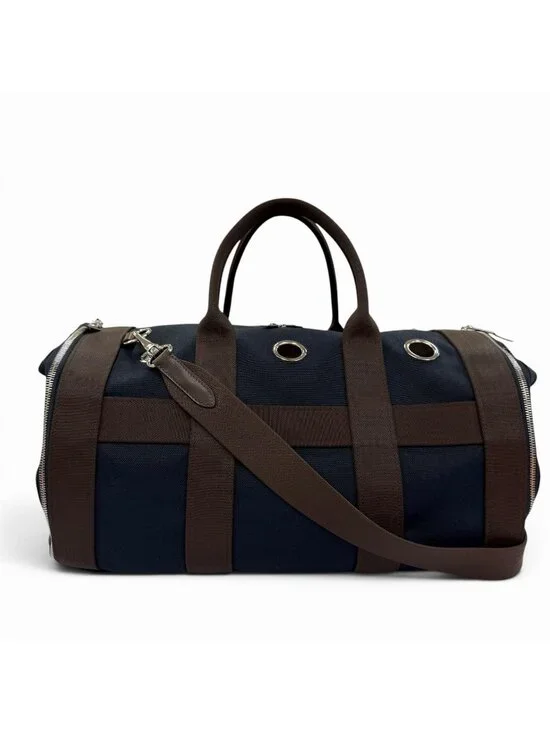 Hermes 2-Way Dog Carrier Pet Shoulder Bag Towarmitari Navy