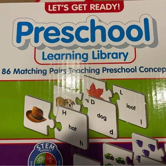 Preschool Learning Library - 86 Matching Pairs