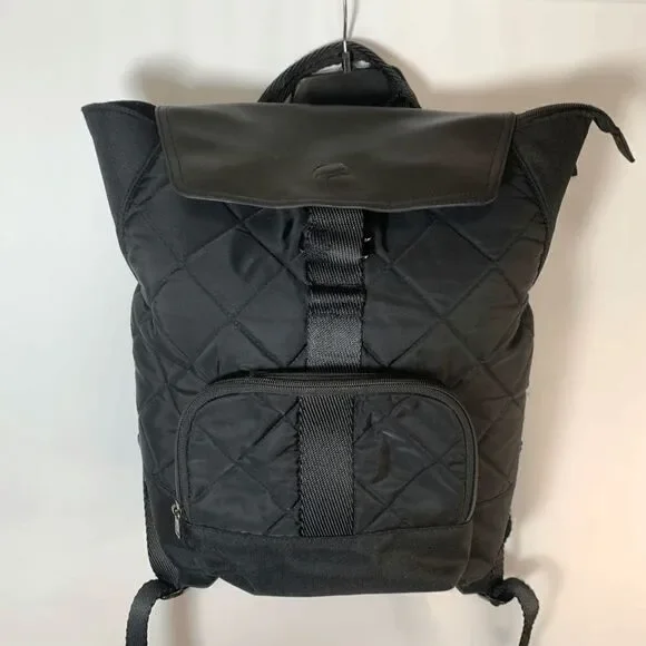 Quilted Black Women’s Baby Backpack Bag - Unbranded