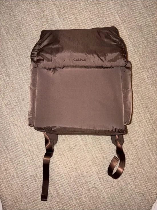 Calpak Diaper Backpack with laptop sleeve in Hazelnut