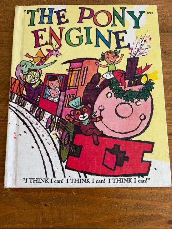 The Pony Engine  Grosset & Dunlap Kid Bedtime Stories Vintage book 1957