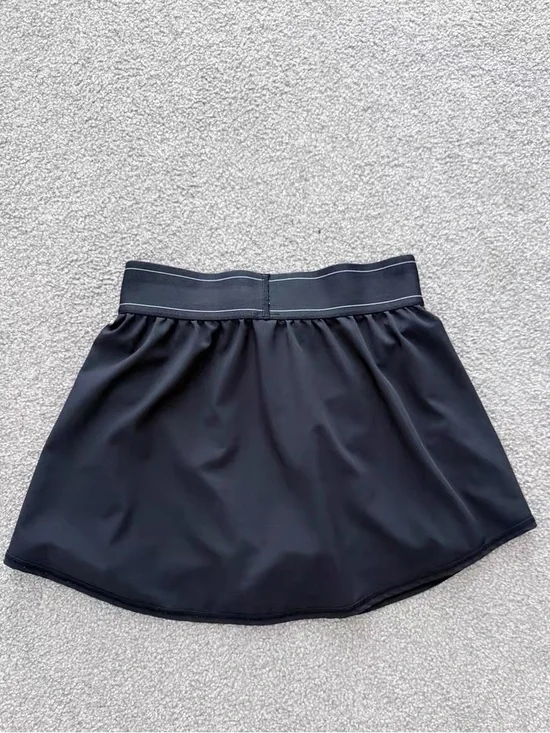 ALO Yoga Black Mini Skirt with Elastic Waistband
