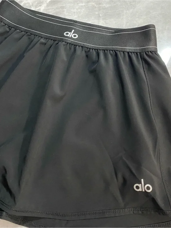 ALO Yoga Black Mini Skort
