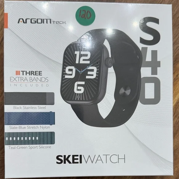 S40 SkeiWatch Smartwatch - Black