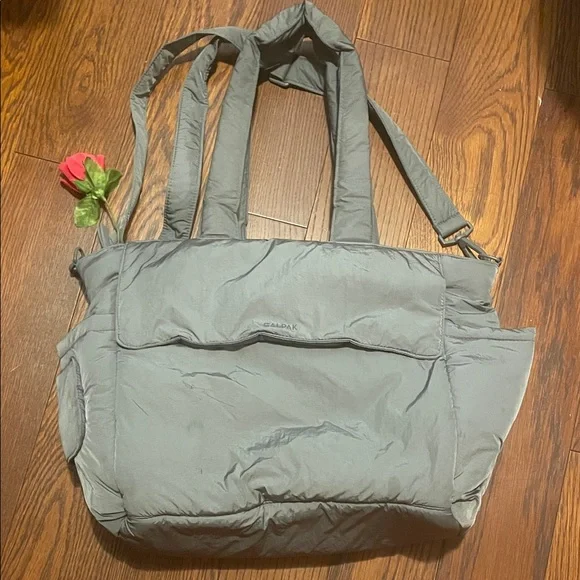 Prada Gray Baby Bag