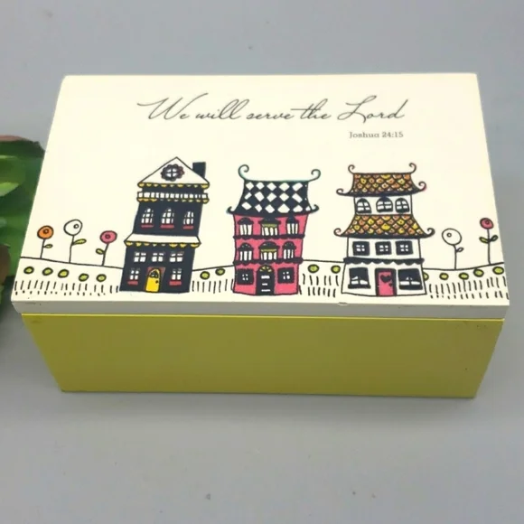 Scripture keepsake or jewelry box