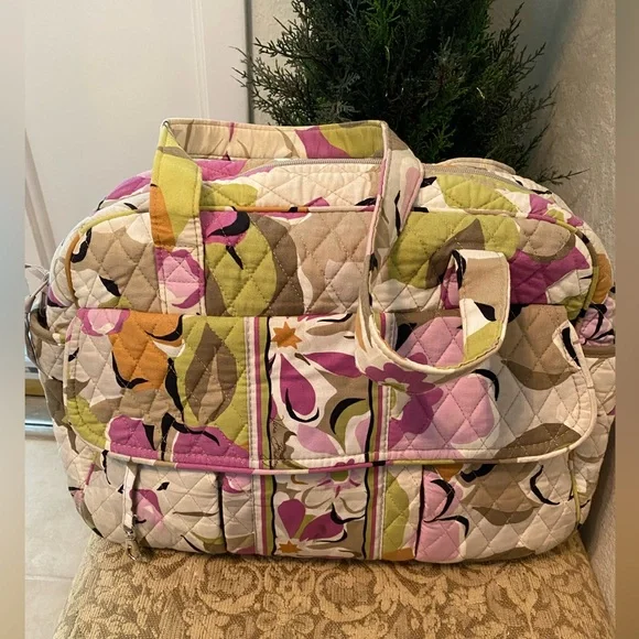 Vera Bradley Portobello Diaper Bag with Changing Pad