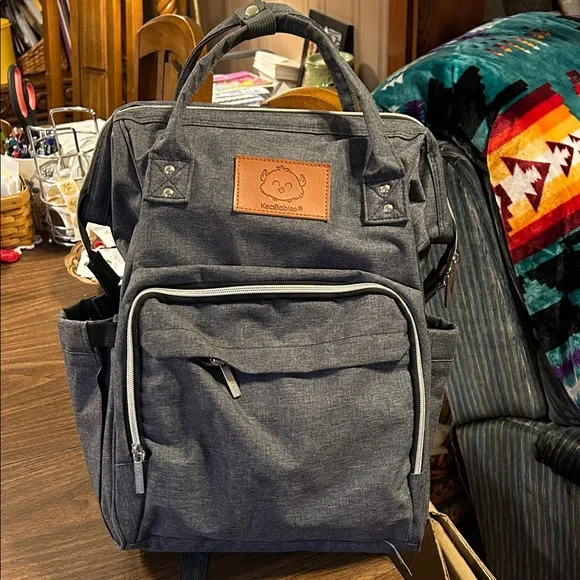 KeaBabies Gray Woman’s Backpack - Everyday Travel & Organizer