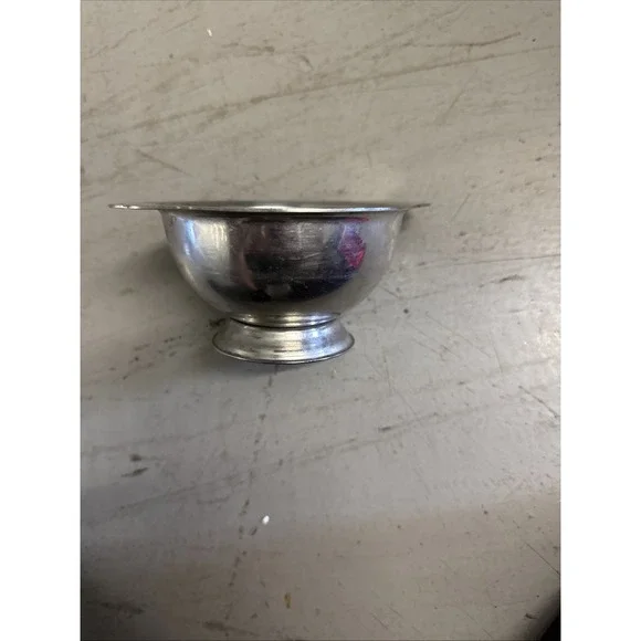 LEGION UTENSILS~ Vintage - USVA - Quality Stainless Steel SUGAR BOWL NO LID~ USA