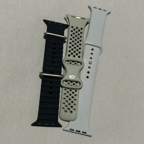 Apple Watch Bands - Black & Dark Gray - 45