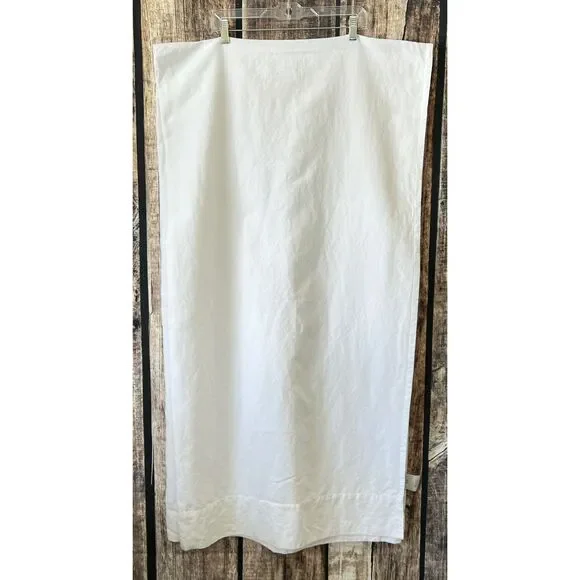 Restoration hardware Linen Blend White Oblong 94” Tablecloth