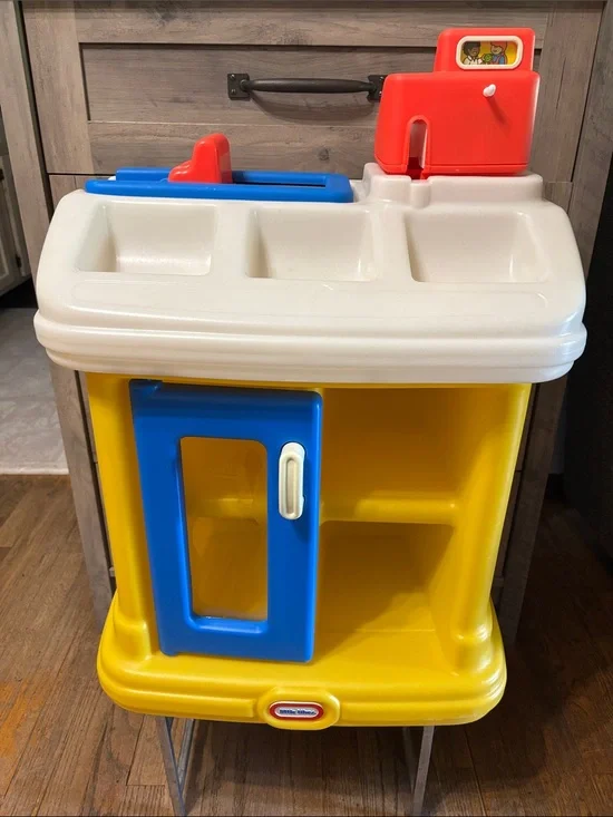 Little Tikes Grocery Store Cash Register Credit Card Checkout Pretend Play RARE