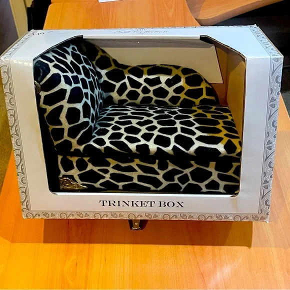 Animal Print Jewelry and Trinket Box