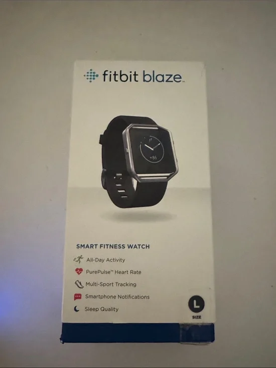 fitbit Blaze Smartwatch - Black and Silver