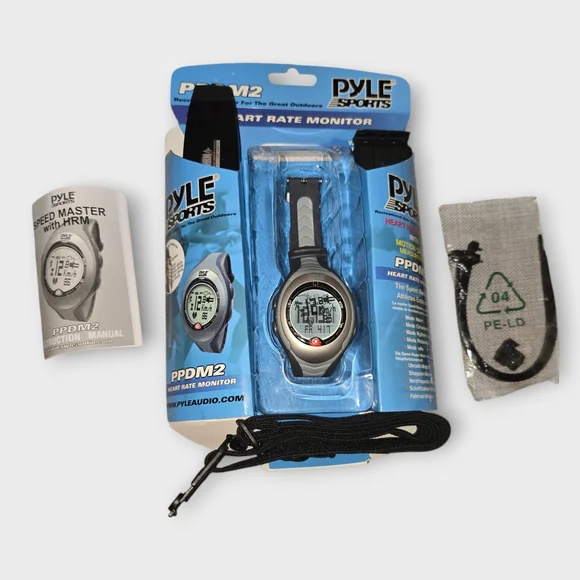Pyle Digital Biking/Running Watch, Heart Rate Monitor,Stopwatch, Water Resistant