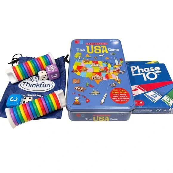 Ages 3 to Adult Family Game Bundle Homeschool Educational Montessori‎ Math USA