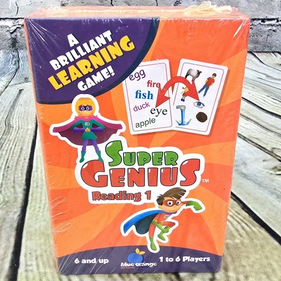 Super Genius Reading 1 - Learning Game Reading Comprehension‎ Skills Kids 6+ NEW