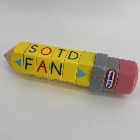 Vintage Little Tikes Learn Play 100 Words Spell Spin Electronic‎ Pencil Toy Only