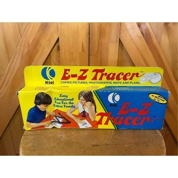 VINTAGE 1974 E-Z TRACER KIT K-TEL USA MADE ORIGINAL BOX #MI-868 (8530)