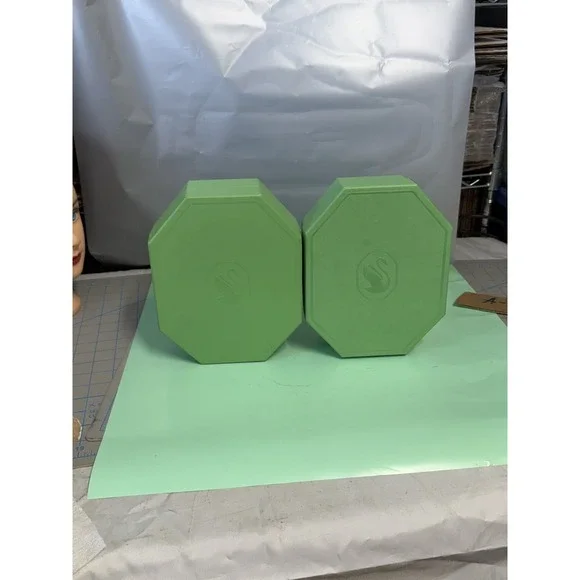 2x Swarovski Octagon Jewelry Box Green Swan Logo Holder Case Storage Organizer