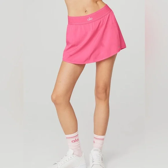 ALO Yoga Pink Skater Circle Skirt