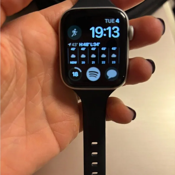Apple Smartwatch with Black Band