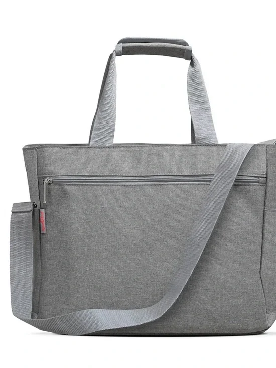 Spectra All-in-One Pump & Accessories Carrying Tote Bag Baby Diaper Bag Gray