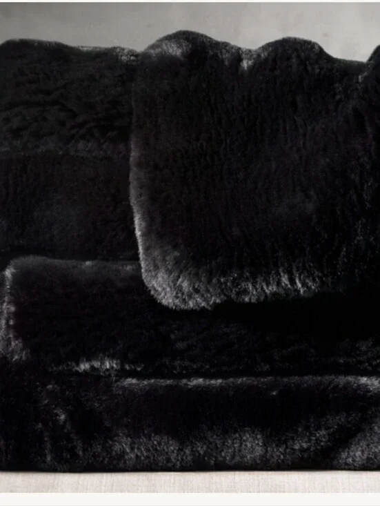 RH Lapin Ultra-Fine Faux Fur Throw