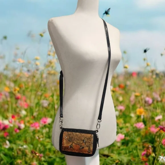 DEBBIE BROOKS Rhinestone Horse Small Crossbody Purse